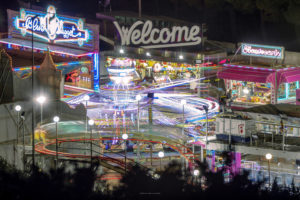 Alessia Scarso fotografa luna park modica lightpainting lunga esposizione giochi divertimento
