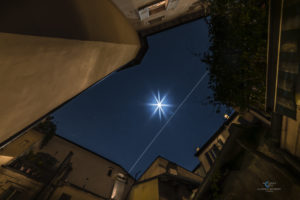 Astrofotografa Alessia Scarso astrofotografia ISS Stazione Internazionale Spaziale Bologna luna cortile